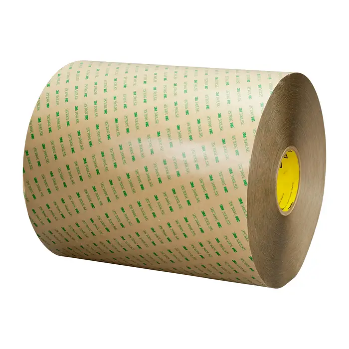 3M Doppelseitiges Klebeband 93020LE, Transparent, Jumbobreite 1372 mm, variable Rollenabmessung, 0.2 mm