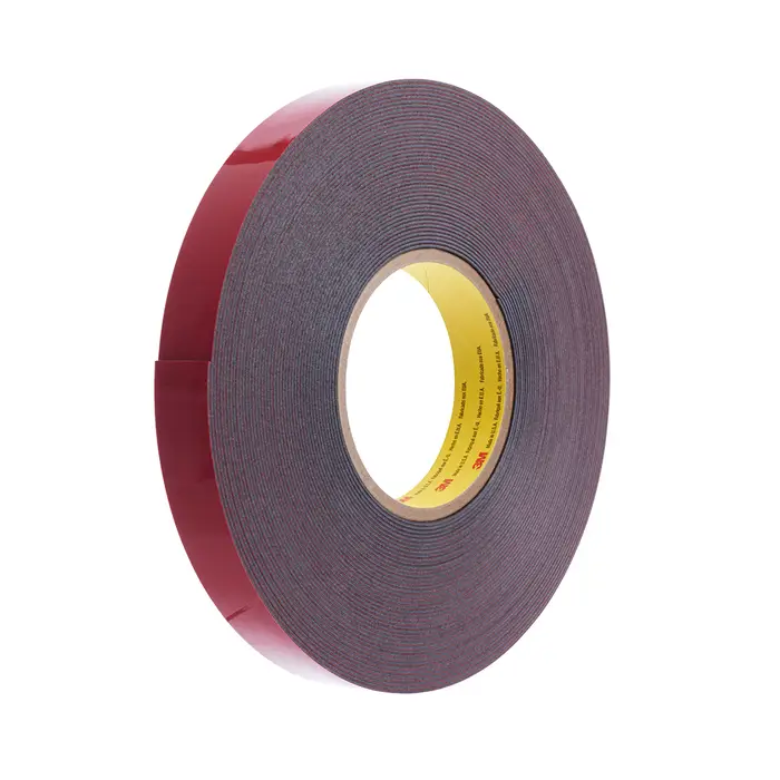 3M Acrylic Foam doppelseitiges Klebeband GTE6208P, Grau, 0.8 mm, 48 mm x 66 m