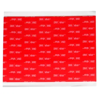 3M VHB Klebeband 5925F, Schwarz, 210 mm x 295 mm, 0.6 mm, DIN A4 Musterbogen