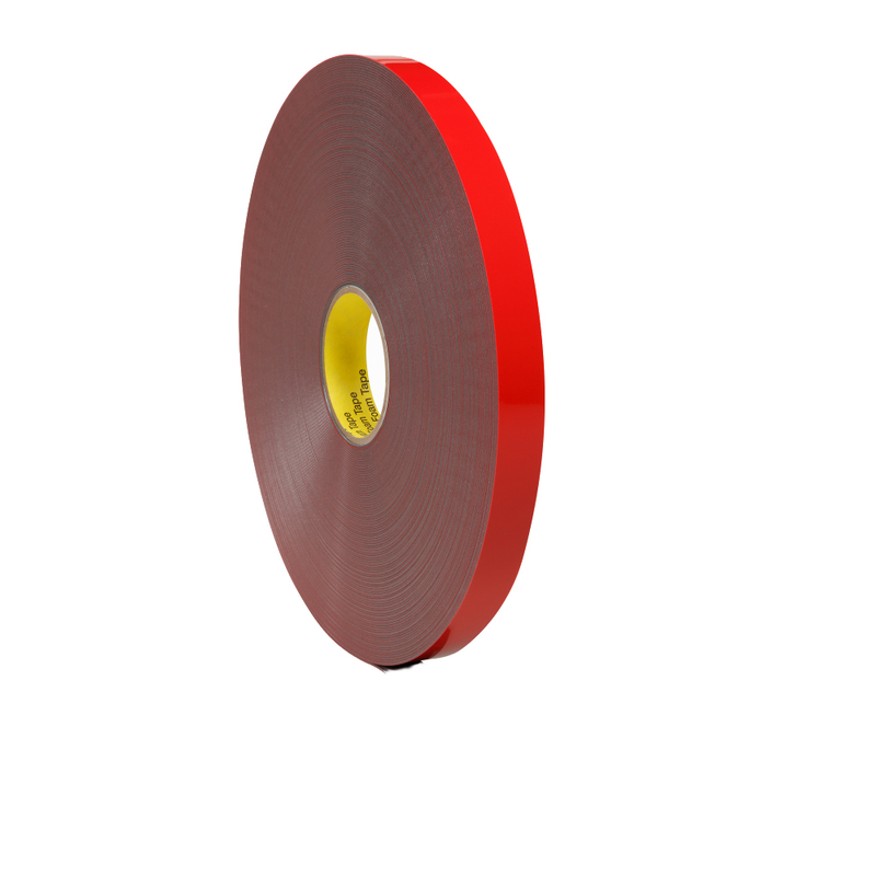 3M Acrylic Foam doppelseitiges Klebeband GT6012F, Grau, 1.2 mm, 50 mm x 66 m