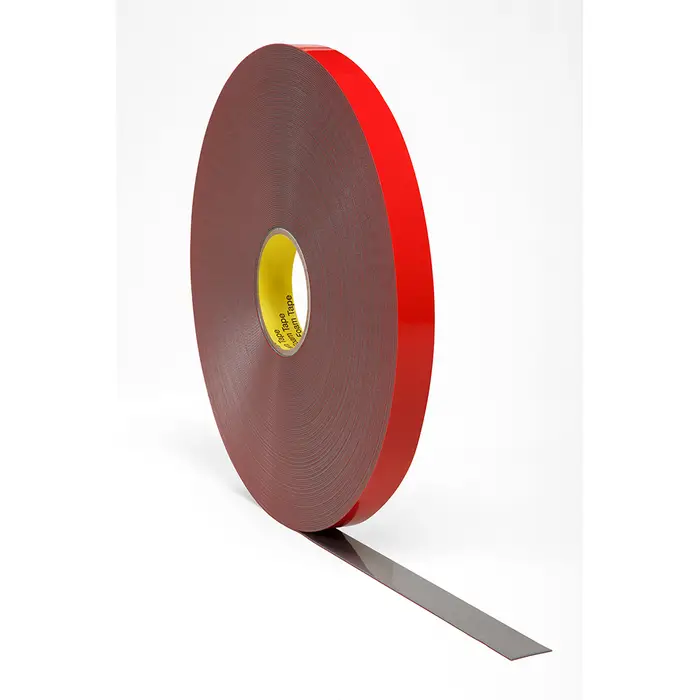 3M Acrylic Foam doppelseitiges Klebeband GT6012F, Grau, 1.2 mm, 400 mm x 66 m