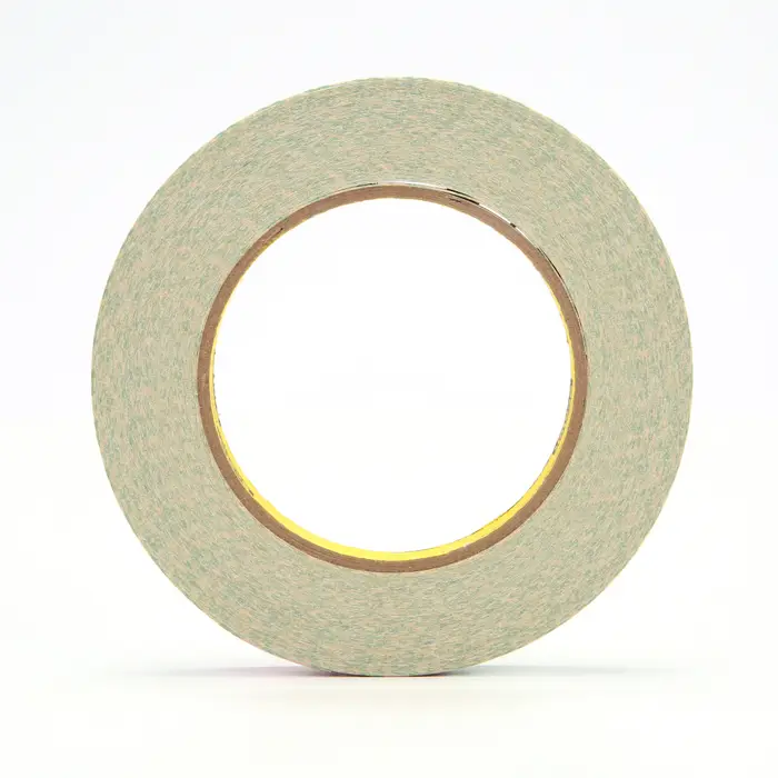 3M Doppelseitiges Klebeband mit Papiervlies-Träger 410M, Weiß, 305 mm x 33 m, 0.15 mm