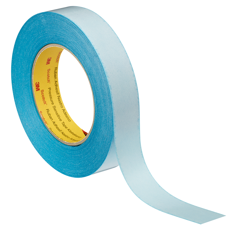 3M Doppelseitiges Spleißklebeband 913E, Blau, 25 mm x 50 m, 0.08 mm