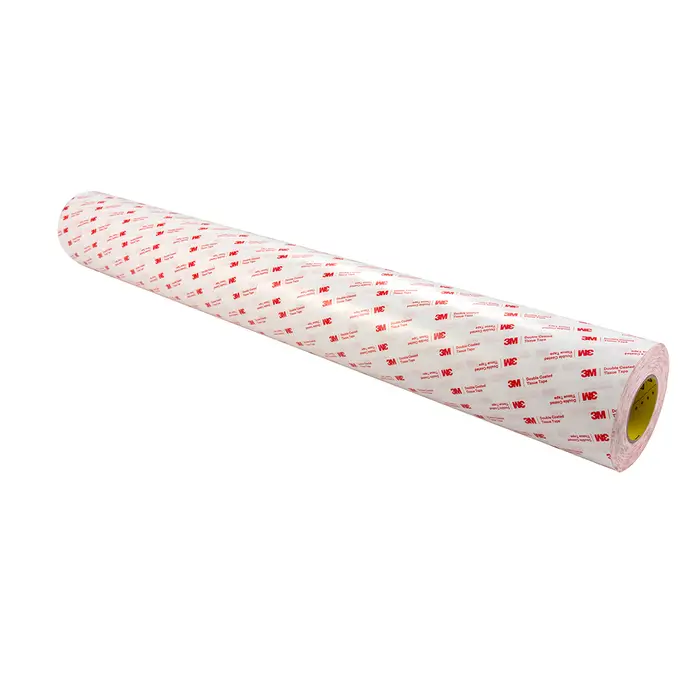 3M Doppelseitiges Klebeband mit Papiervlies-Träger 56412, Transparent, 1000 mm x 50 m