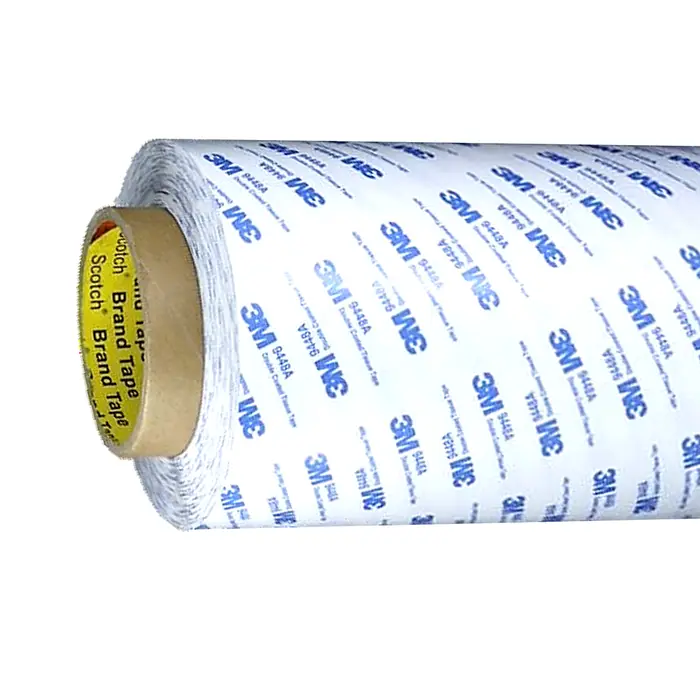 3M Doppelseitiges Klebeband mit Papiervlies-Träger 9448A, White, 1200 mm x 150 m, 0.15 mm