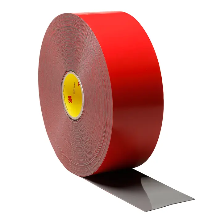 3M Acrylic Foam doppelseitiges Klebeband PX5008F, Grau, 0.8 mm, 8 mm x 66 m