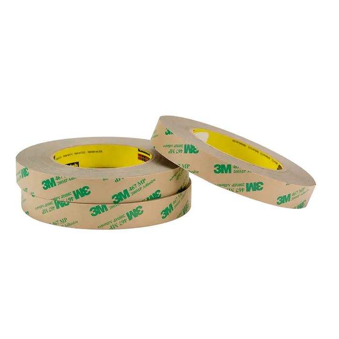 3M Transfer-Klebeband 468MP, Transparent, 210 mm x 295 mm, 0.13 mm, DIN A4 Musterbogen