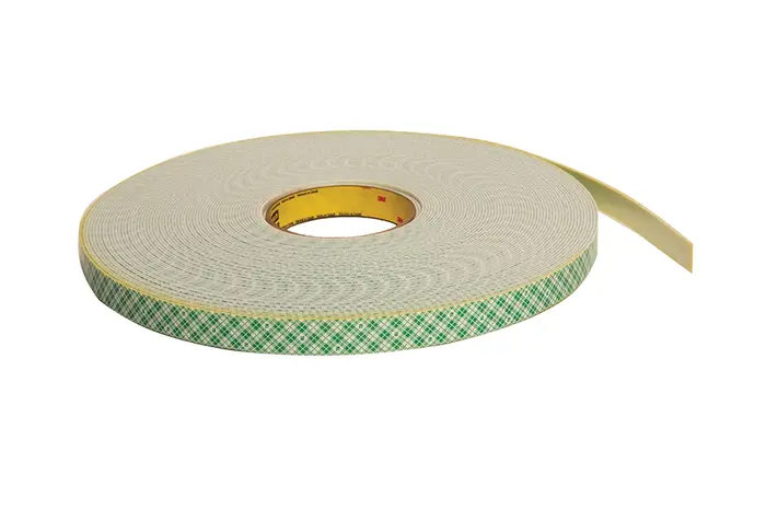 3M Doppelseitiges Urethanschaum-Klebeband 4026, Weiß, 19 mm x 10 m, 1.6 mm