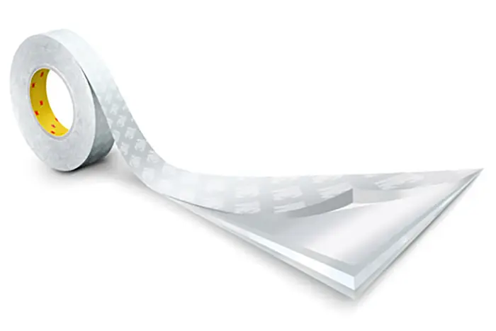 3M Doppelseitiges Klebeband mit Papiervlies-Träger 9448AB, 1200 mm x 100 m
