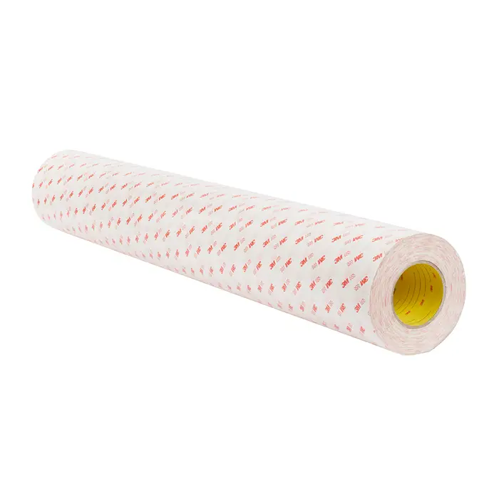 3M Low VOC Doppelseitiges Klebeband mit Vlies-Träger 99015LVC, Weiß, 1500 mm x 50 m, 0.15 mm