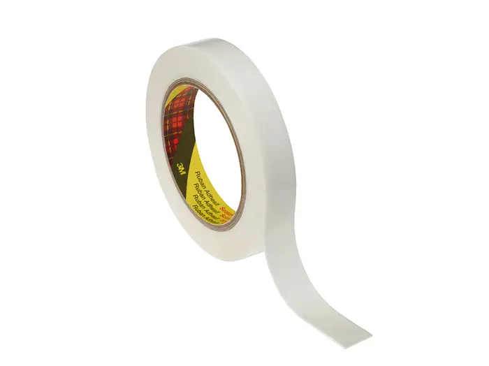 3M Doppelseitiges PE-Schaumstoff-Klebeband 9536, Weiß, 19 mm x 66 m, 0.4 mm