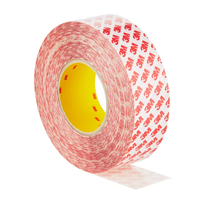 3M Doppelseitiges Klebeband GPT-020, Transparent, 50 mm x 50 m, 0.2 mm