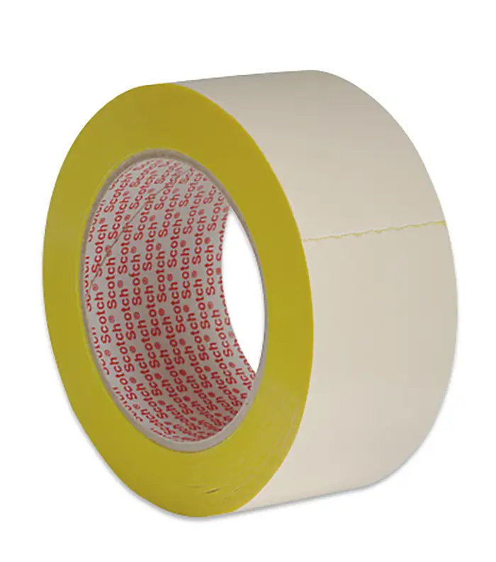3M Doppelseitiges Teppich-Klebeband 9195, Gelb, 25 mm x 25 m, 0.13 mm