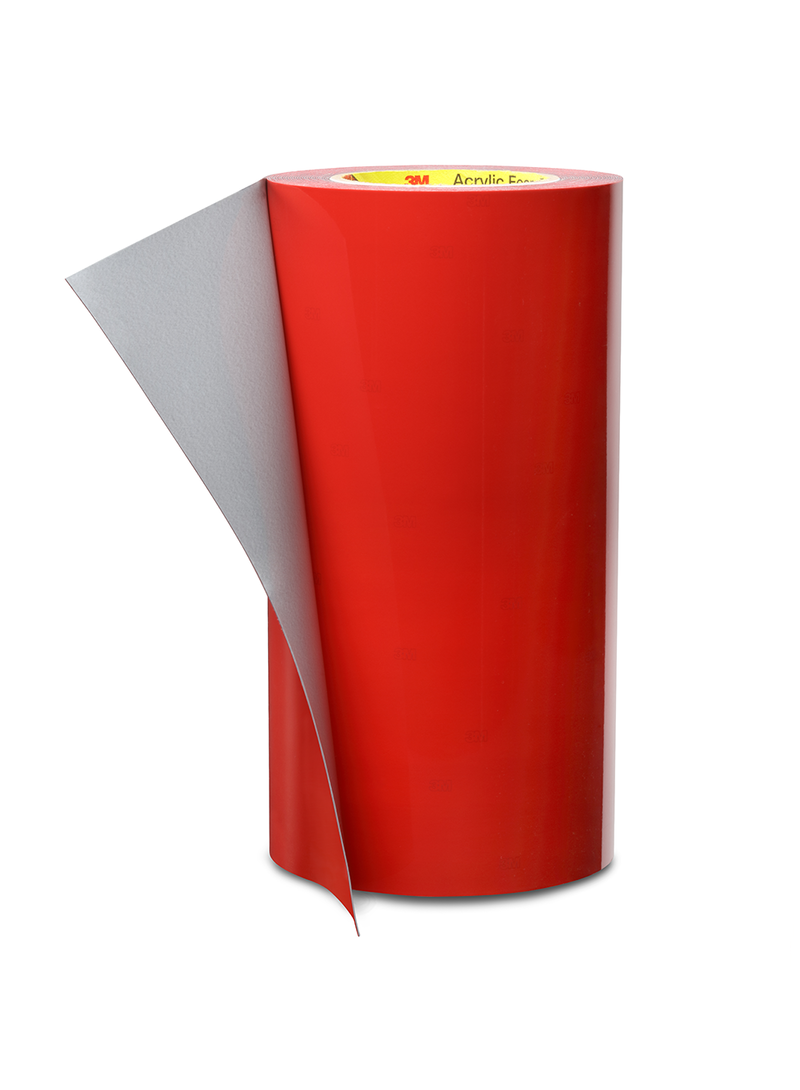 3M Acrylic Foam doppelseitiges Klebeband PX5005F, Grau, 0.5 mm, 6 m x 33 m