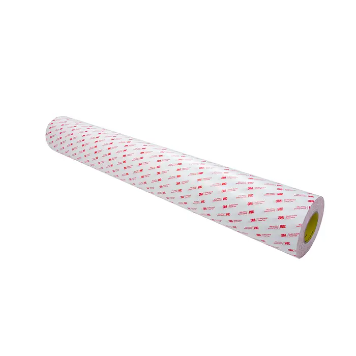 3M Doppelseitiges Klebeband mit Papiervlies-Träger 56215, Transparent, 1200 mm x 100 m