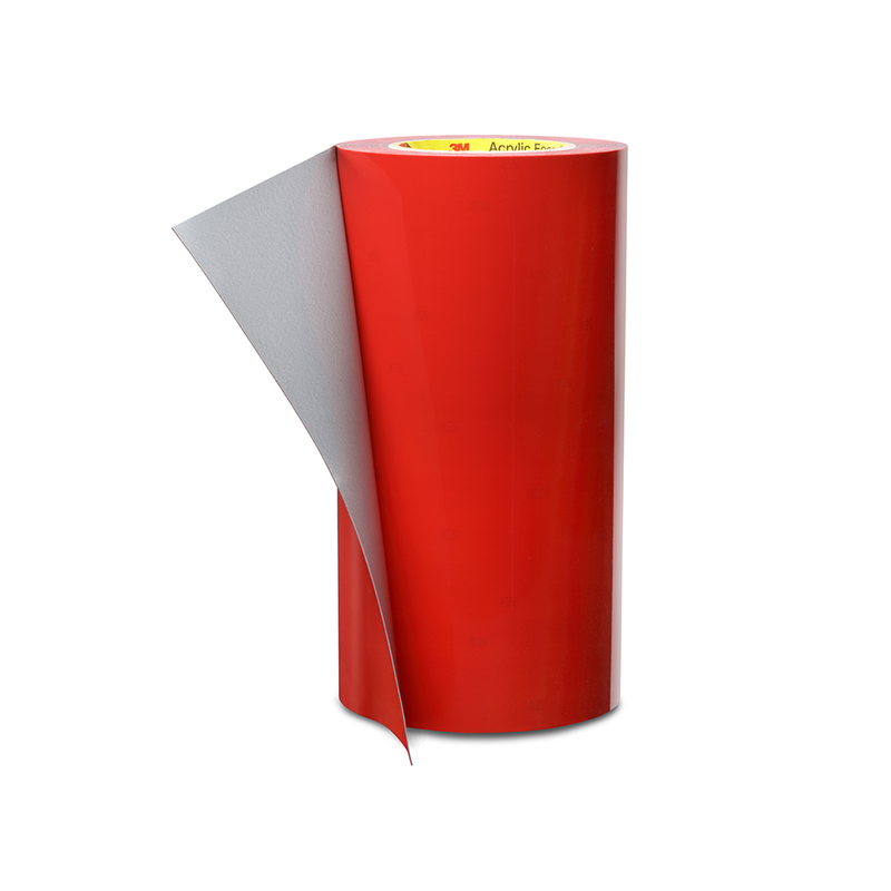 3M Acrylic Foam doppelseitiges Klebeband PX5005F, Grau, 0.5 mm, 1230 m x 66 m