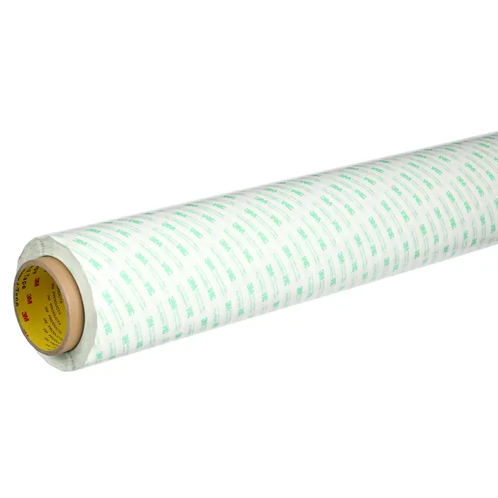 3M Doppelseitiges Klebeband mit Polyester-Träger 55256P, Transparent, 1200 mm x 50 m