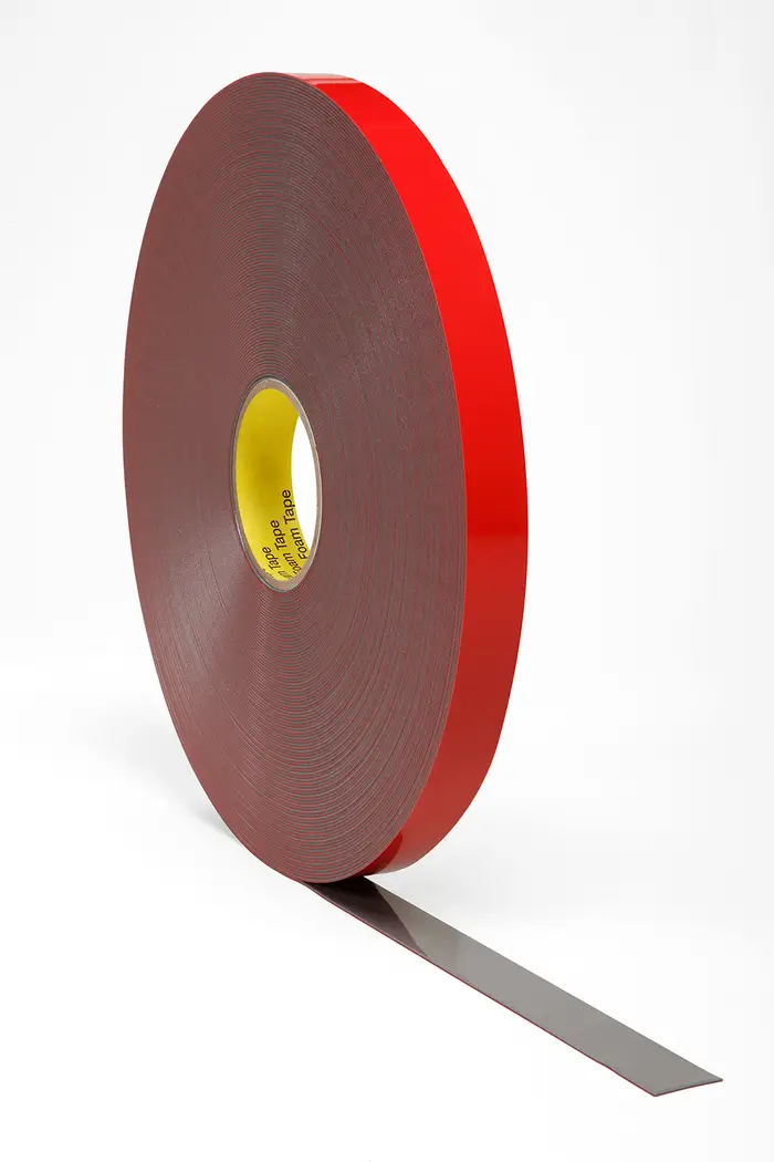 3M Acrylic Foam doppelseitiges Klebeband GT6012P, Grau, 1.2 mm, 70 mm x 66 m