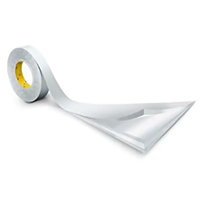 3M Doppelseitiges Klebeband mit Papiervlies-Träger CT6348, Weiß, 1030 mm x 1000 m, 0.10 mm