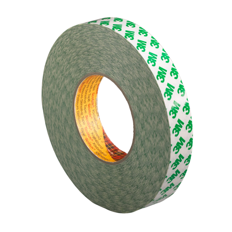 3M Doppelseitiges Klebeband mit PVC-Träger 9087, Weiß, 12 mm x 50 m, 0.26 mm