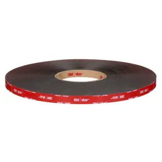 3M VHB Flammbeständiges Klebeband 5958FR, Schwarz, 1194 mm x 33 m, 1.0 mm
