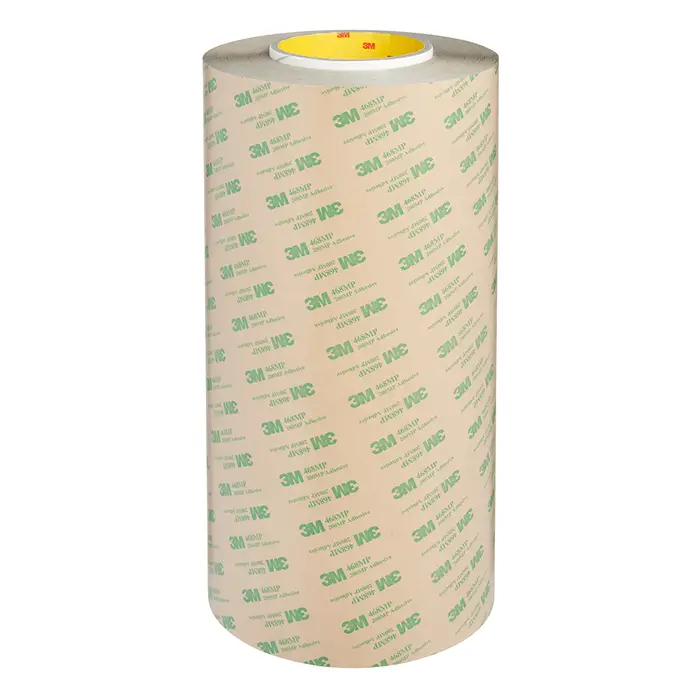 3M Transfer-Klebeband 468MP, Transparent, 508 mm x 55 m, 0.13 mm